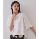 ボートネックショートTシャツ【洗濯機洗い可】 | OPAQUE.CLIP | 詳細画像25