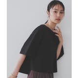 ボートネックショートTシャツ【洗濯機洗い可】 | OPAQUE.CLIP | 詳細画像34