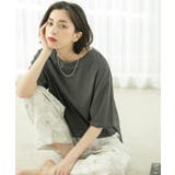 ボートネックショートTシャツ【洗濯機洗い可】 | OPAQUE.CLIP | 詳細画像7
