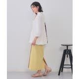 裾バルーンペプラムシャツ【洗濯機洗い可】 | OPAQUE.CLIP | 詳細画像2 