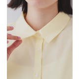 裾バルーンペプラムシャツ【洗濯機洗い可】 | OPAQUE.CLIP | 詳細画像16 