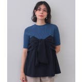 リボンビスチェドッキングニット【洗濯機洗い可】 | OPAQUE.CLIP | 詳細画像9