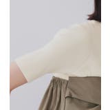 リボンビスチェドッキングニット【洗濯機洗い可】 | OPAQUE.CLIP | 詳細画像17