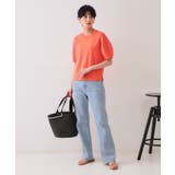 カーブスリーブニット【UV/洗濯機洗い可】 | OPAQUE.CLIP | 詳細画像57