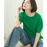 カーブスリーブニット【UV/洗濯機洗い可】 | OPAQUE.CLIP | 詳細画像16