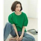 カーブスリーブニット【UV/洗濯機洗い可】 | OPAQUE.CLIP | 詳細画像17