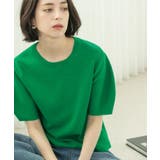 カーブスリーブニット【UV/洗濯機洗い可】 | OPAQUE.CLIP | 詳細画像18