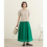 カーブスリーブニット【UV/洗濯機洗い可】 | OPAQUE.CLIP | 詳細画像23