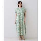 手書き風プリントワンピース【洗濯機洗い可】 | OPAQUE.CLIP | 詳細画像9 