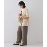 シアーハーフスリーブテーラードジャケット【洗える】 | OPAQUE.CLIP | 詳細画像3