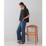 アシンメトリーフリルブラウス【洗濯機洗い可】 | OPAQUE.CLIP | 詳細画像3