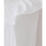 アシンメトリーフリルブラウス【洗濯機洗い可】 | OPAQUE.CLIP | 詳細画像12