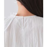 アシンメトリーフリルブラウス【洗濯機洗い可】 | OPAQUE.CLIP | 詳細画像17