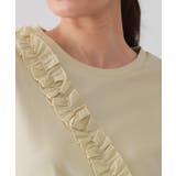 《美人百花掲載》アシメフリルドッキングカットソー【洗濯機洗い可】 | OPAQUE.CLIP | 詳細画像16