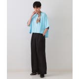 シアータックワイドパンツ【洗濯機洗い可】 | OPAQUE.CLIP | 詳細画像2