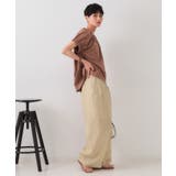 シアータックワイドパンツ【洗濯機洗い可】 | OPAQUE.CLIP | 詳細画像7