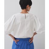 バルーンスリーブブラウス【洗濯機洗い可】 | OPAQUE.CLIP | 詳細画像1