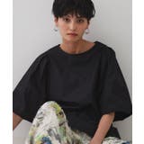 ブラック(019) | バルーンスリーブブラウス【洗濯機洗い可】 | OPAQUE.CLIP