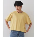 刺繍ロゴワイドシルエットTシャツ【洗濯機洗い可】 | OPAQUE.CLIP | 詳細画像17