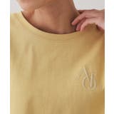 刺繍ロゴワイドシルエットTシャツ【洗濯機洗い可】 | OPAQUE.CLIP | 詳細画像20