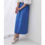 ブルー(093) | イージーナロースカート/セットアップ対応【UVケア/接触冷感/洗濯機洗い可】 | OPAQUE.CLIP