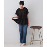 麻混シアーペプラムブラウス【洗濯機洗い可】 | OPAQUE.CLIP | 詳細画像32 