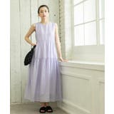 麻混シアーギャザーティアードワンピース【洗濯機洗い可】 | OPAQUE.CLIP | 詳細画像16 