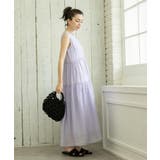 麻混シアーギャザーティアードワンピース【洗濯機洗い可】 | OPAQUE.CLIP | 詳細画像20 