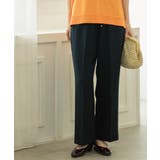 ネイビー(094) | 《丈が選べる SS LLサイズ》美脚ストレッチイージーワイドパンツ | OPAQUE.CLIP