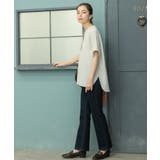 《5色展開 SS LLサイズ》スキッパー金ボタンブラウス | OPAQUE.CLIP | 詳細画像8