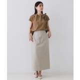 《美人百花掲載》ストレッチリネンライクタイトスカート【洗濯機洗い可】 | OPAQUE.CLIP | 詳細画像25 