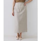 《美人百花掲載》ストレッチリネンライクタイトスカート【洗濯機洗い可】 | OPAQUE.CLIP | 詳細画像33 