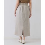 《美人百花掲載》ストレッチリネンライクタイトスカート【洗濯機洗い可】 | OPAQUE.CLIP | 詳細画像35 