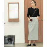 《美人百花掲載》ストレッチリネンライクタイトスカート【洗濯機洗い可】 | OPAQUE.CLIP | 詳細画像5 