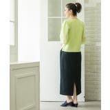 《美人百花掲載》ストレッチリネンライクタイトスカート【洗濯機洗い可】 | OPAQUE.CLIP | 詳細画像15 