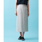 《美人百花掲載》ストレッチリネンライクタイトスカート【洗濯機洗い可】 | OPAQUE.CLIP | 詳細画像16 
