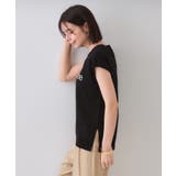 ロゴフレンチスリーブニット【洗濯機洗い可/UV/接触冷感/抗ピル】 | OPAQUE.CLIP | 詳細画像5 