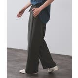 ラメストライプイージーワイドパンツ セットアップ可【洗濯機洗い可 防シワ | OPAQUE.CLIP | 詳細画像20 