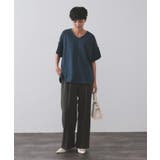 ラメストライプイージーワイドパンツ セットアップ可【洗濯機洗い可 防シワ | OPAQUE.CLIP | 詳細画像21 