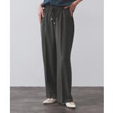 ラメストライプイージーワイドパンツ セットアップ可【洗濯機洗い可 防シワ | OPAQUE.CLIP | 詳細画像19 