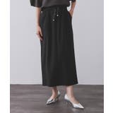 ラメストライプイージーナロースカート セットアップ可【洗濯機洗い可 防シワ | OPAQUE.CLIP | 詳細画像25