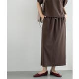 ラメストライプイージーナロースカート セットアップ可【洗濯機洗い可 防シワ | OPAQUE.CLIP | 詳細画像12