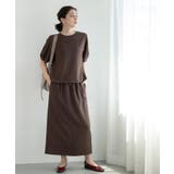 ラメストライプイージーナロースカート セットアップ可【洗濯機洗い可 防シワ | OPAQUE.CLIP | 詳細画像13