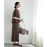 ラメストライプイージーナロースカート セットアップ可【洗濯機洗い可 防シワ | OPAQUE.CLIP | 詳細画像16