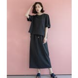 ラメストライプタックスリーブブラウス セットアップ可【洗濯機洗い可 防シワ | OPAQUE.CLIP | 詳細画像7 