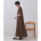 レーヨン麻キーネックワンピース【洗える】 | OPAQUE.CLIP | 詳細画像7 