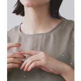 シアービジューブラウス【手洗い可】 | OPAQUE.CLIP | 詳細画像12 