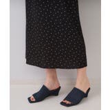 ランダムドット サテンキャミワンピース【洗濯機洗い可】 | OPAQUE.CLIP | 詳細画像16 