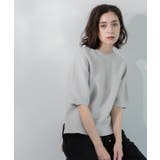 ガーターボリュームスリーブニット【UVケア/洗濯機洗い可】 | OPAQUE.CLIP | 詳細画像5 