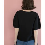 ガーターボリュームスリーブニット【UVケア/洗濯機洗い可】 | OPAQUE.CLIP | 詳細画像15 